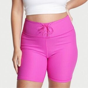 Victoria’s Secret PINK High-Rise Ribbed Bike Women's Shorts XS